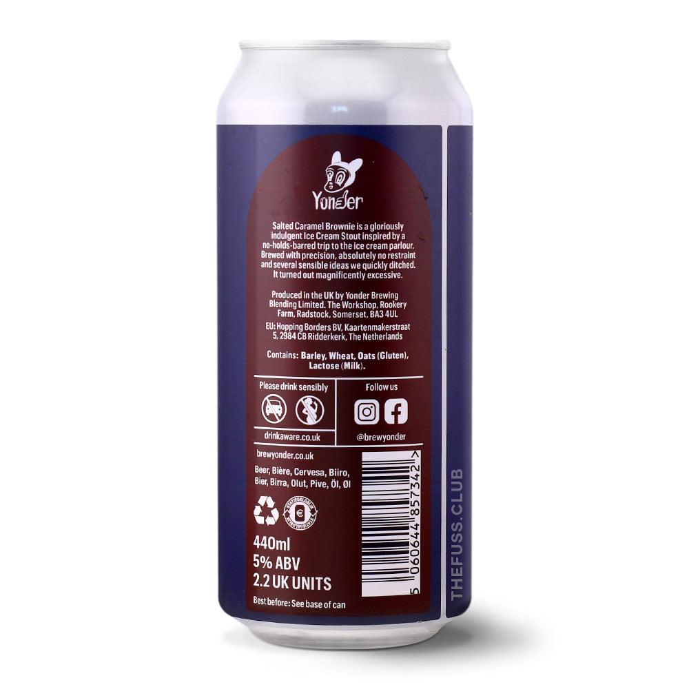 Yonder Brewing Salted Caramel Brownie Stout - Milk / Sweet craft beer home delivery UK