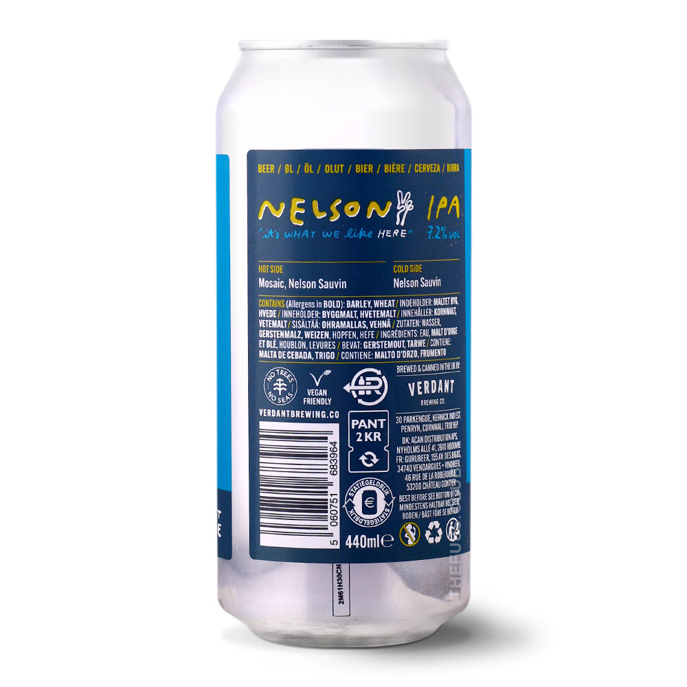 Verdant Brewing Co Nelson! It's What We Like Here IPA - American craft beer home delivery UK