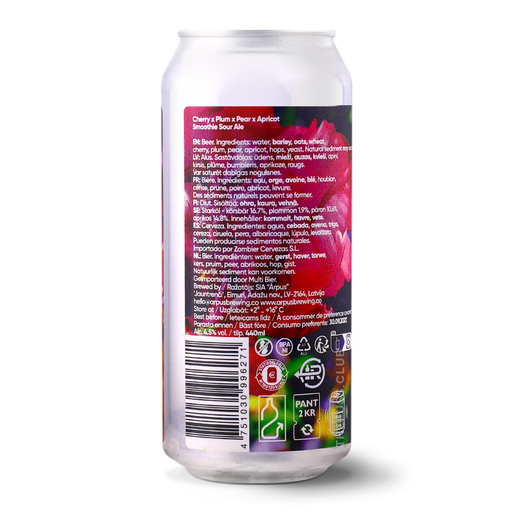 Arpus Brewing Co. Cherry Plum Pear Smoothie Sour - Smoothie / Pastry craft beer home delivery UK