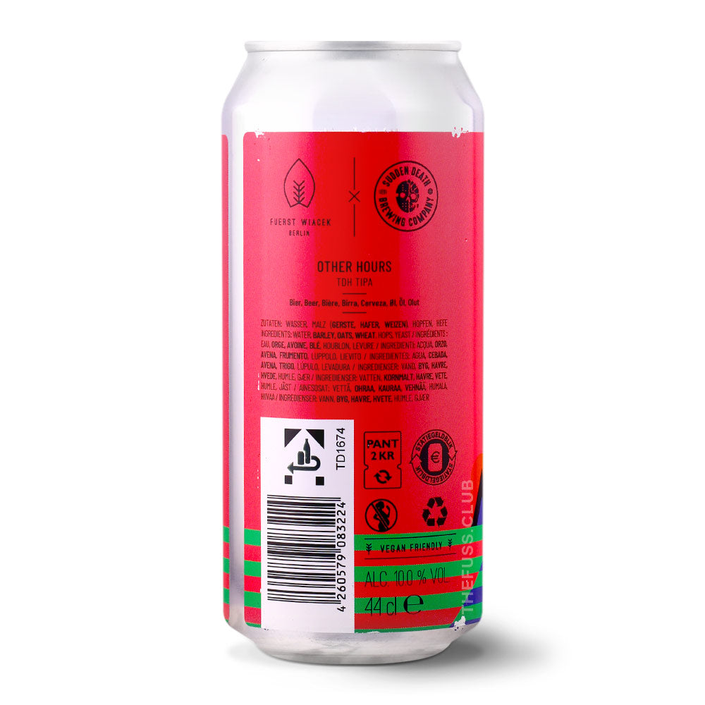 Fuerst Wiacek Other Hours IPA - Triple New England / Hazy craft beer home delivery UK
