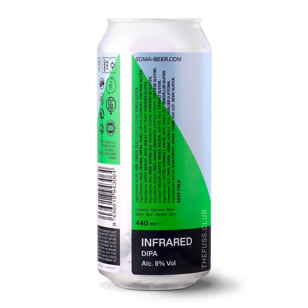 SOMA Infrared IPA - Imperial / Double New England / Hazy craft beer home delivery UK