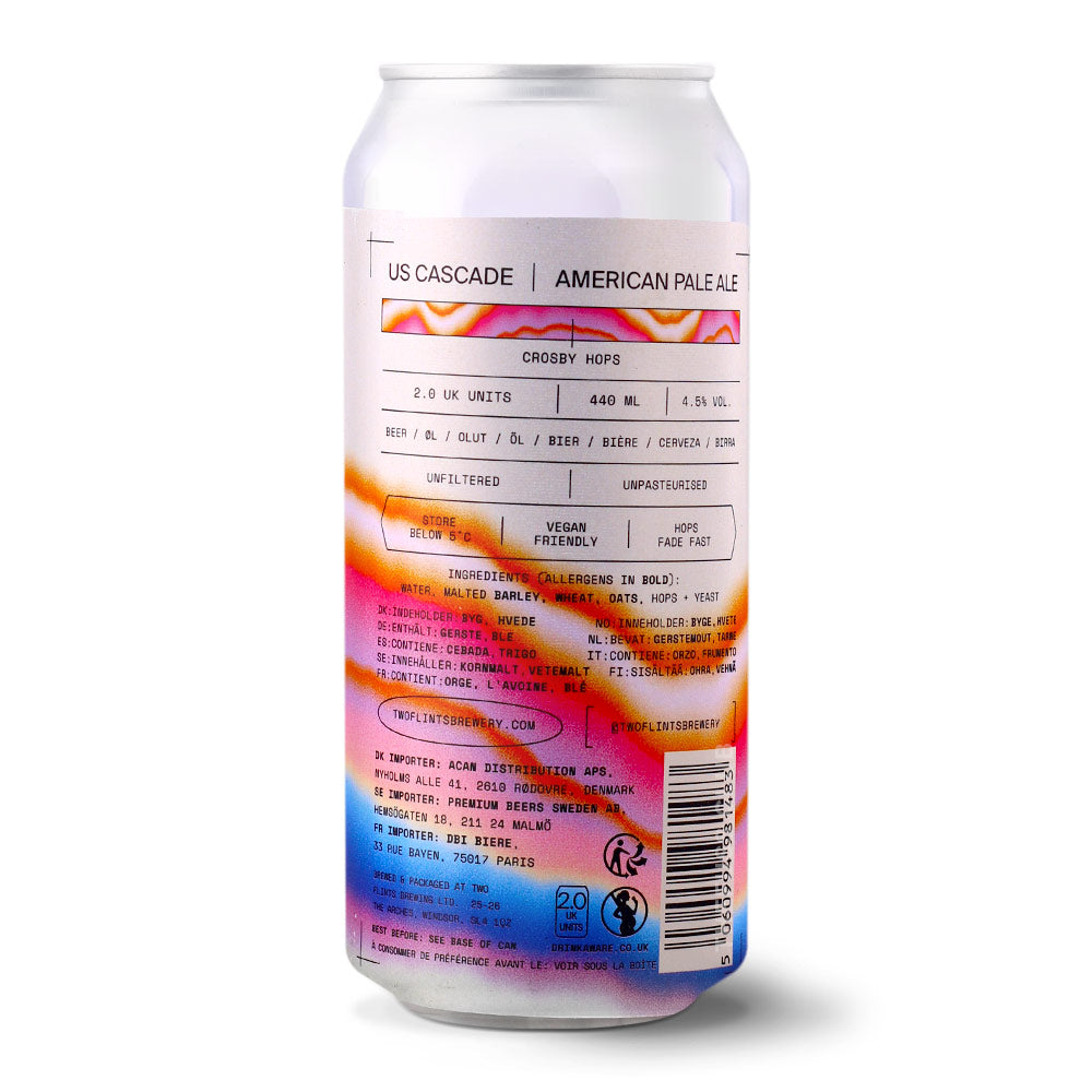Two Flints Brewery US Cascade Pale Ale - American craft beer home delivery UK
