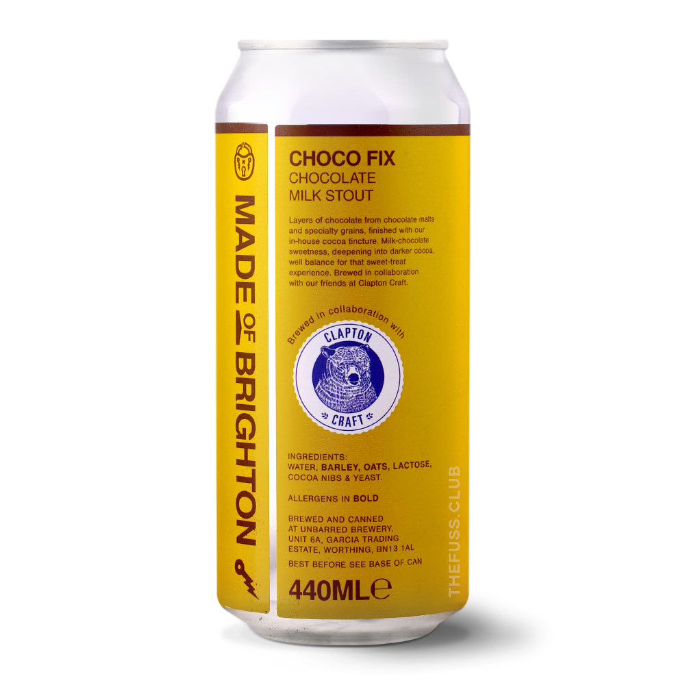 UnBarred Brewery Choco Fix Stout - Milk / Sweet craft beer home delivery UK