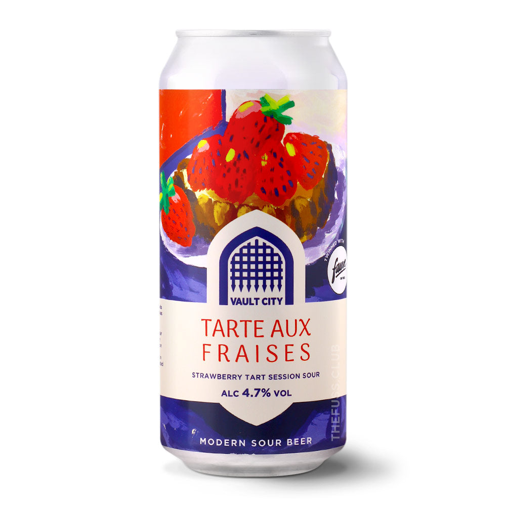 Vault City Brewing Tarte Aux Fraises Sour - Fruited craft beer home delivery UK