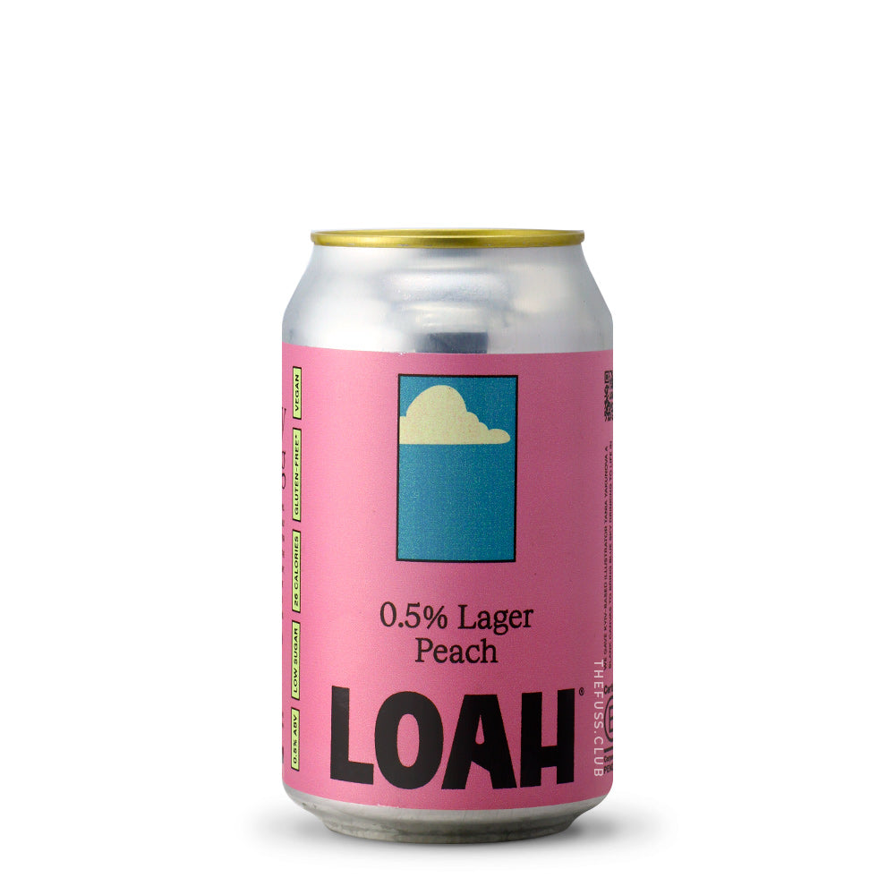 LOAH | Lager Peach, 0.5% | Craft Beer