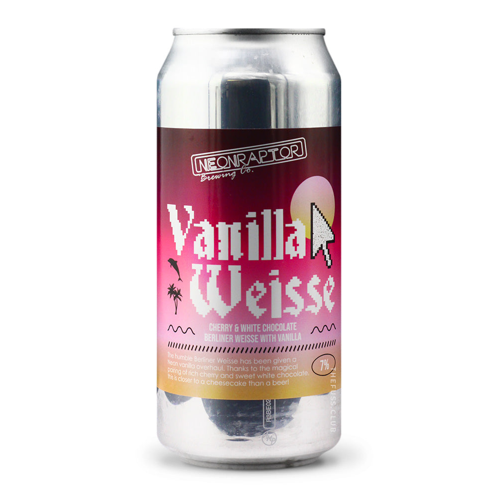 Load image into Gallery viewer, Neon Raptor Brewing Co. | Vanilla Weisse - Cherry &amp;amp; White Choc, 7% | Craft Beer
