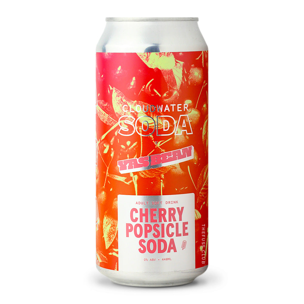 Cloudwater Brew Co. | Cherry Popsicle Soda, 0% | Craft Soft
