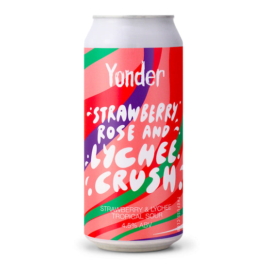 Yonder Brewing | Strawberry Rose & Lychee Crush, 4.5% | Craft Beer
