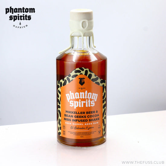 Phantom Spirits | BA Beer & Bean Cocoa Nibs Infused Shake Rum: El Salvador 8yr , 44.0% | Craft Spirits